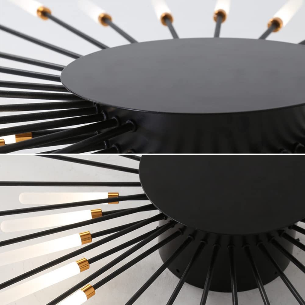 Lowry Fireworks Flush-Mount Ceiling Light Living Room