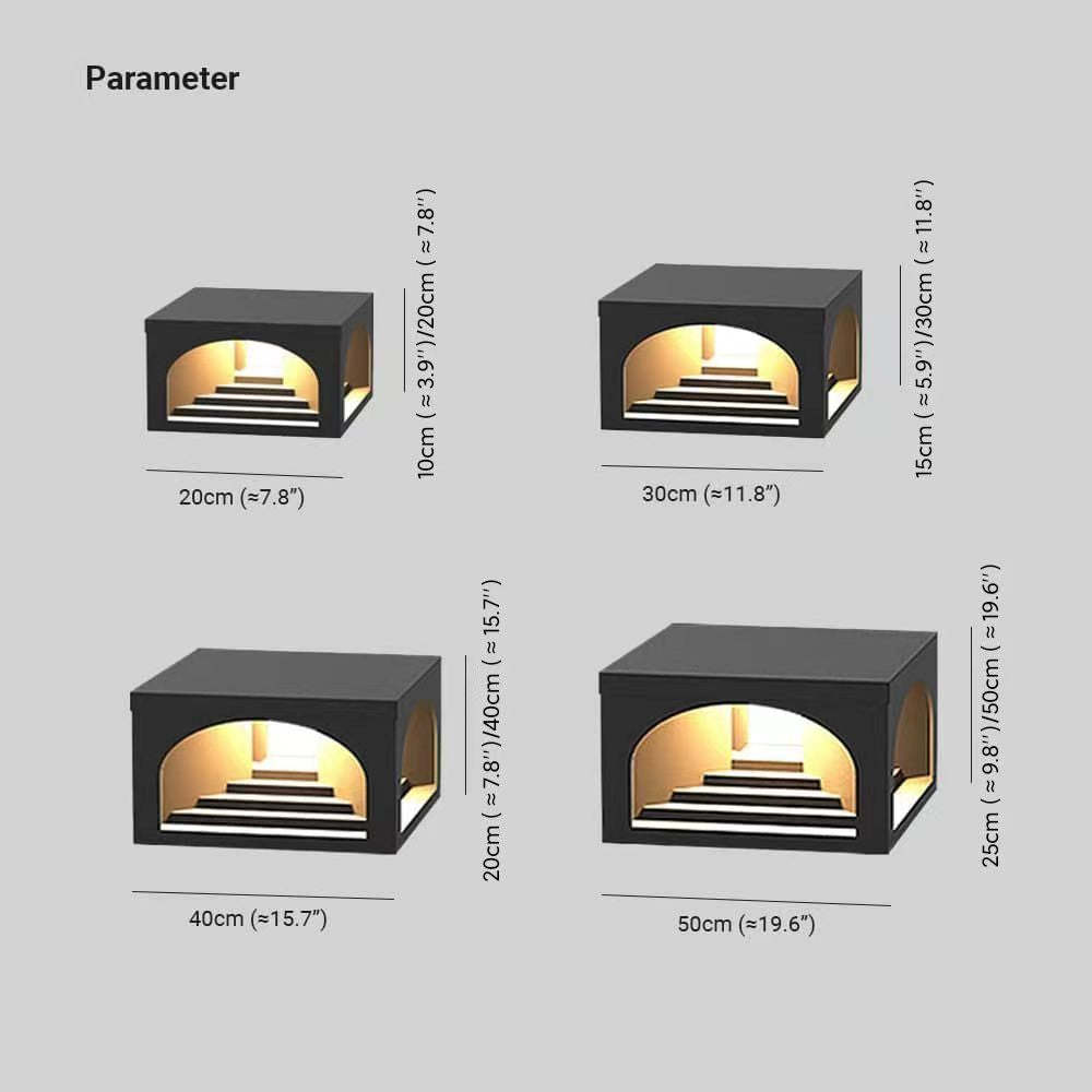 Riley Outdoor Pillar Light Dimensions