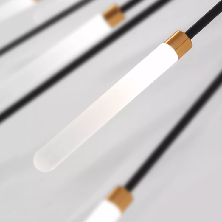 Lowry Fireworks Ceiling Light Detail, gold accent