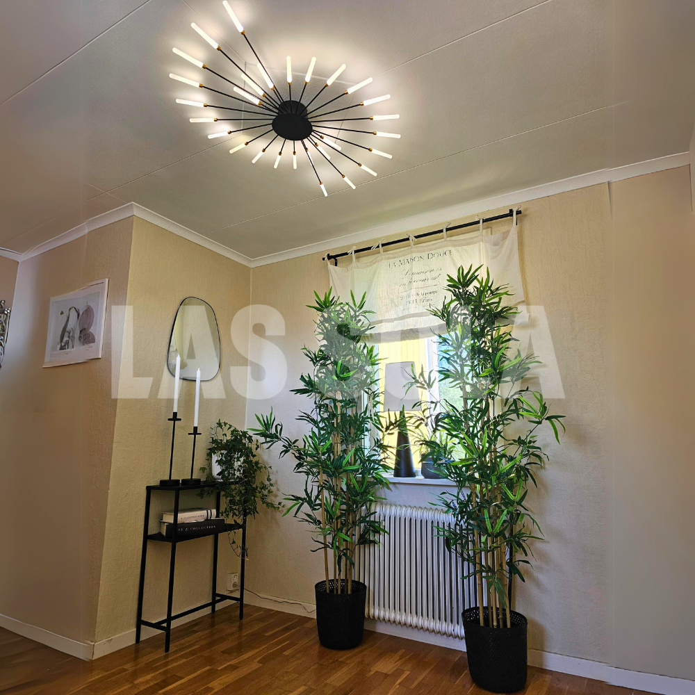 Lowry Fireworks Ceiling Light in a modern room setting