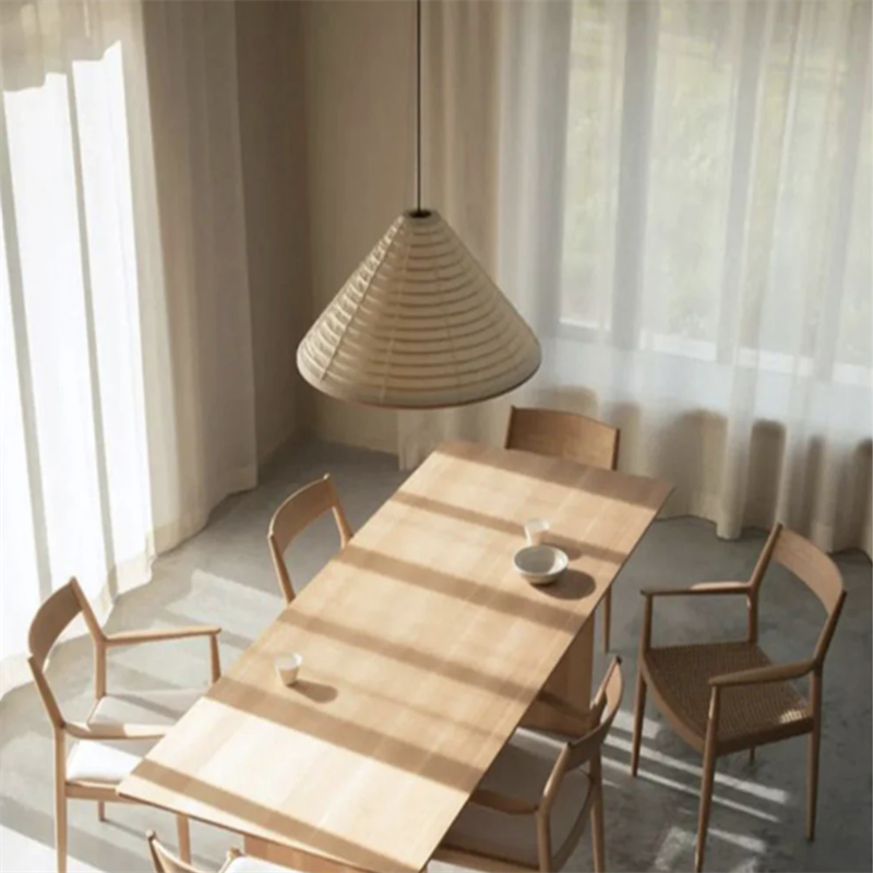 Byers Conical Pendant Light above dining table