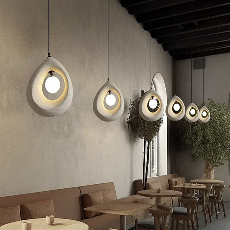 Byers pendant lights in a modern dining room setting