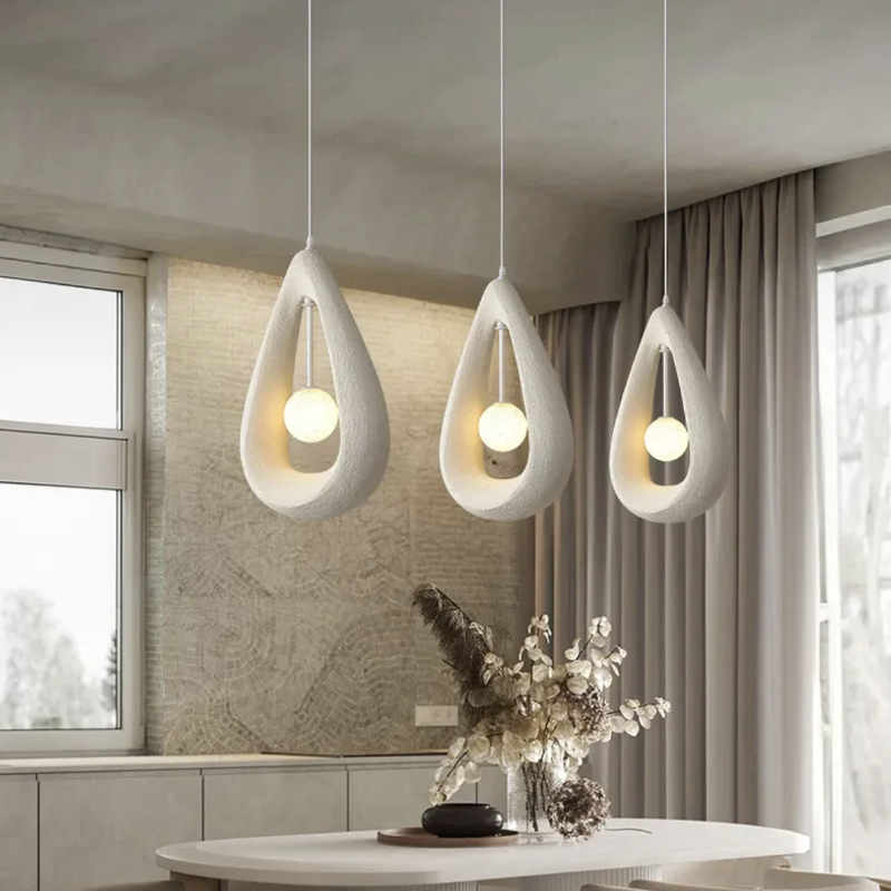 Byers pendant lights illuminating a dining room, modern lighting solution