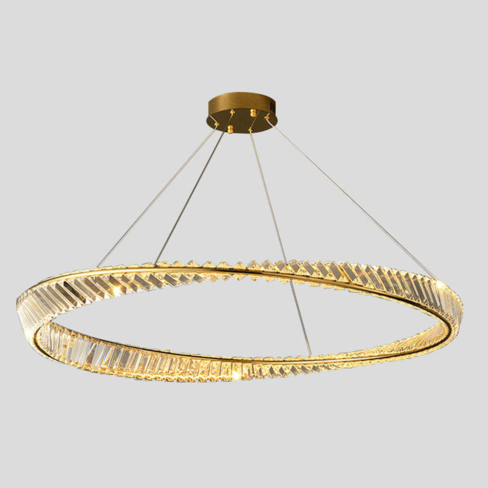 Kirsten Modern Crystal Ring Chandelier, Luxury Lighting