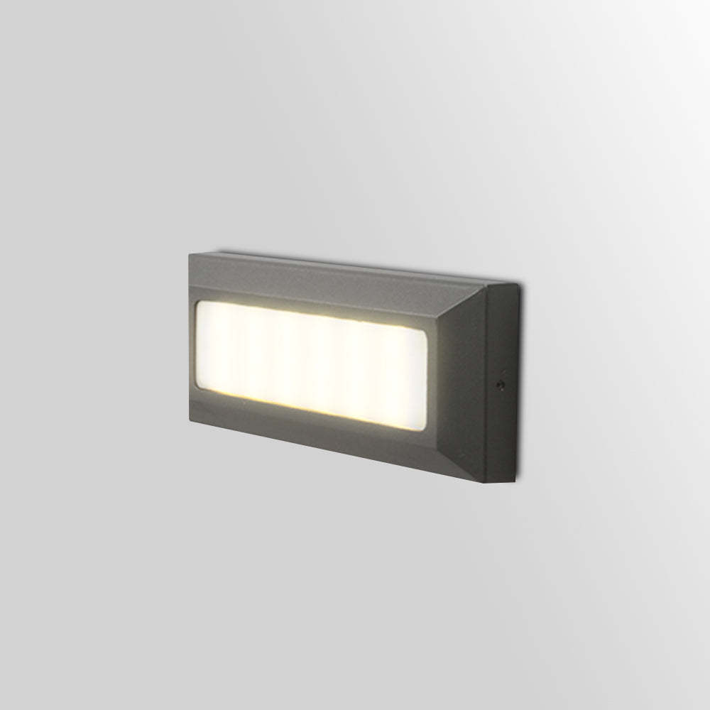 Orr Rectangular Outdoor Step Light, Modern Design