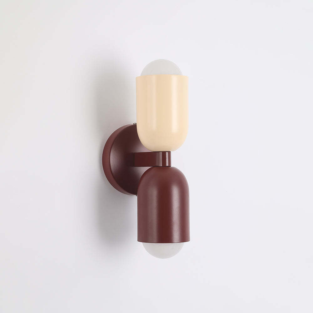 Beige and Red Morandi Wall Lamp: Modern Lighting