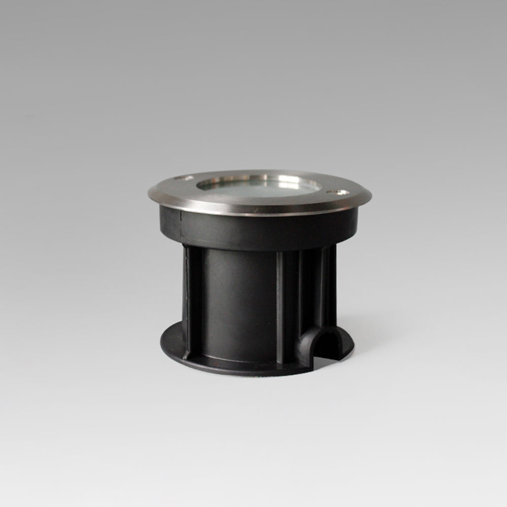 Pena modern metal outdoor step light detail.