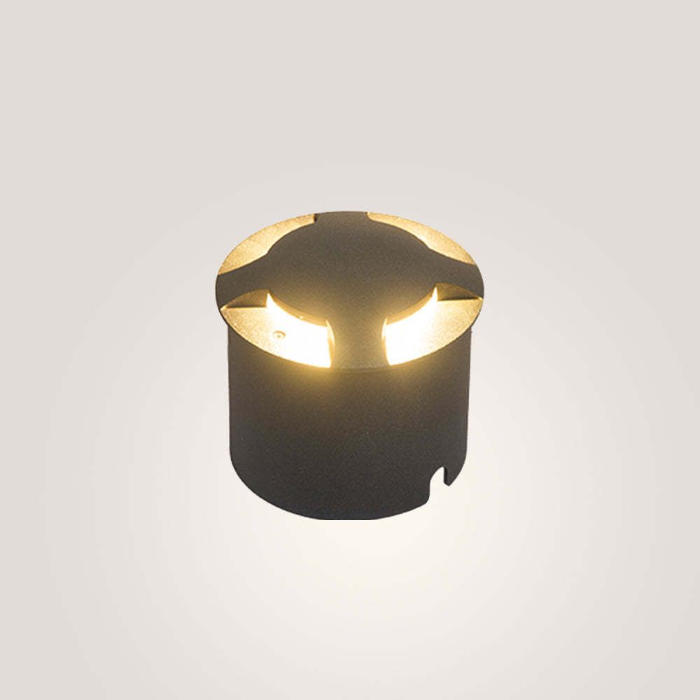 Pena metal outdoor step light. Modern deck lighting solution.