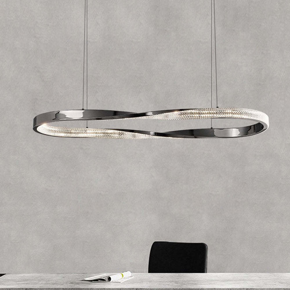 Kirsten Pendant Light, modern twisted design, elegant lighting fixture
