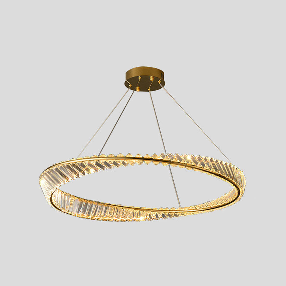Kirsten Modern Crystal Ring Chandelier, Luxury Lighting