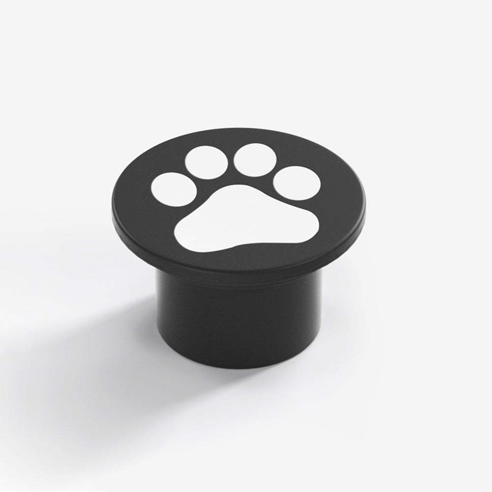Close-up of Minori cat paw outdoor ground light