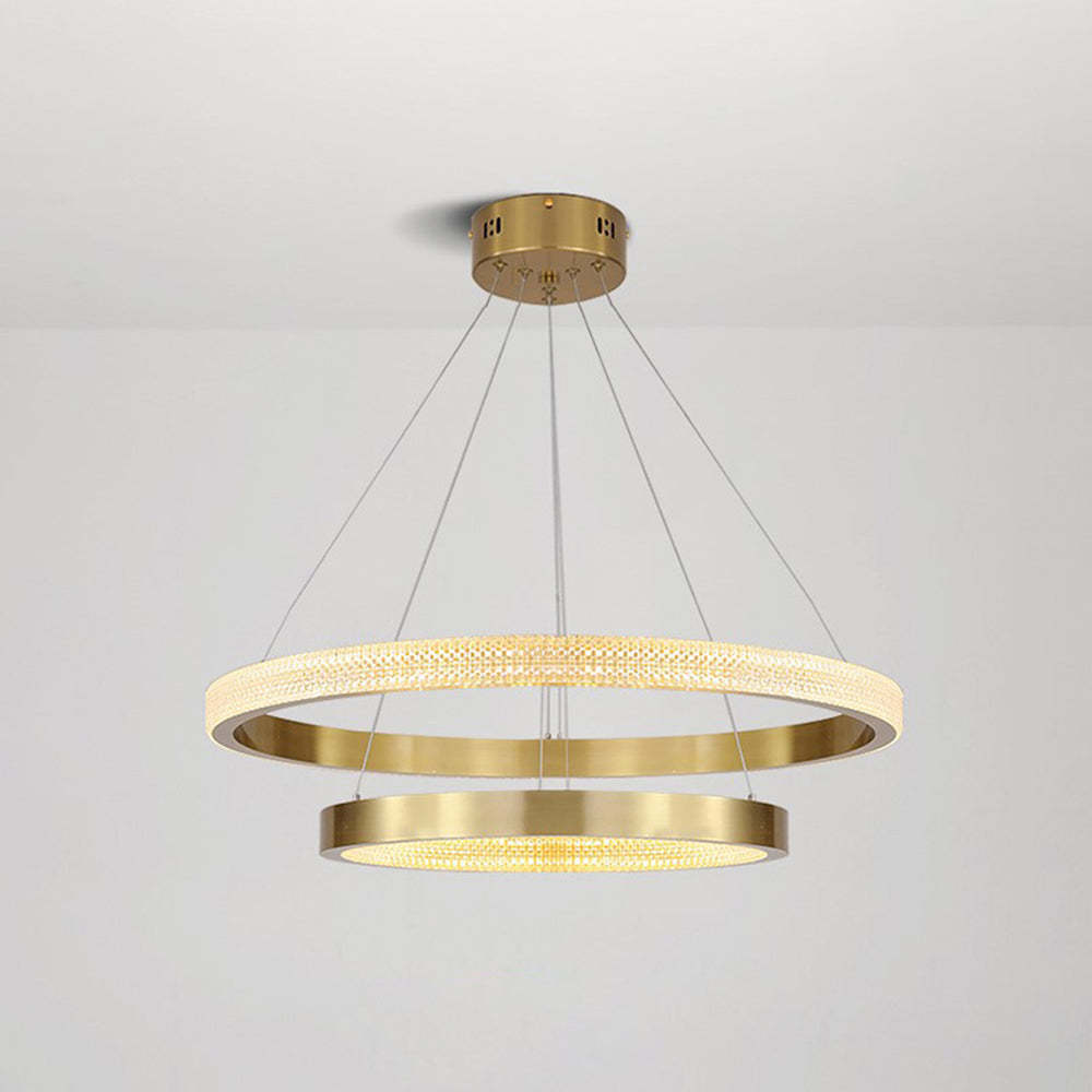 Gold Kirsten Ring LED Pendant Light, modern design