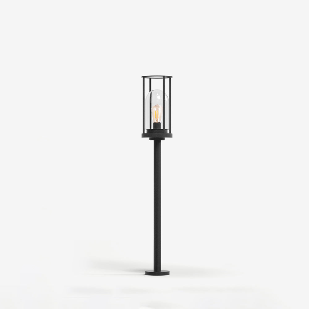 Pena metal cylindrical outdoor path light, modern garden lighting