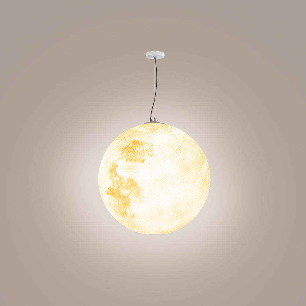 Elif Moon Outdoor Light - Golden Orb Pendant