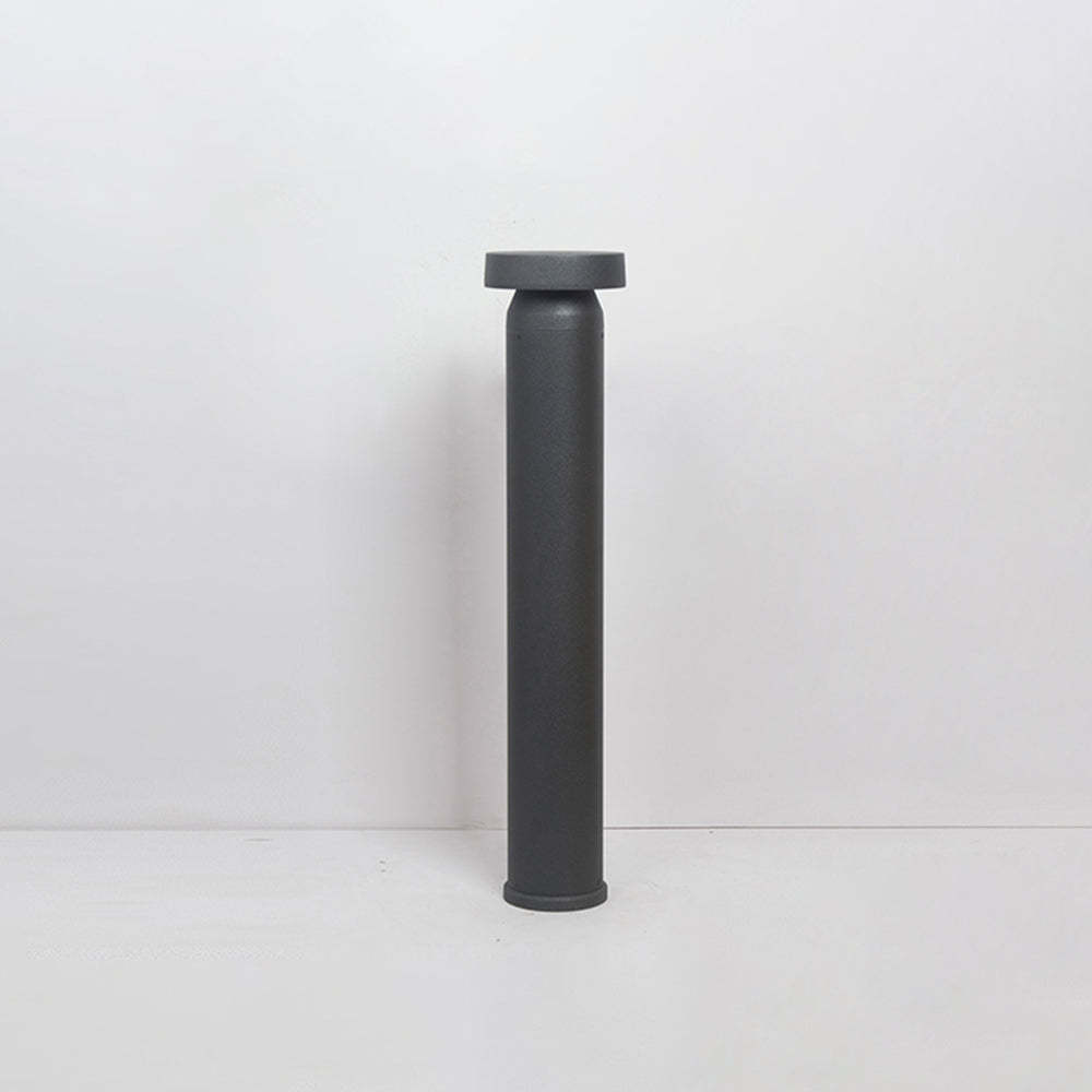 Pena Modern Cylinder Outdoor Path Light - Isolated Product Shot