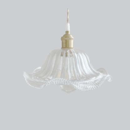 Hailie Glass Pendant Light - Art Deco Style