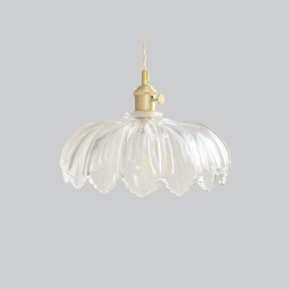 Hailie Art Deco Glass Pendant Light - Las Sola Lighting