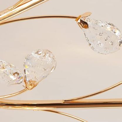 Valentina Chandelier crystal glass detail