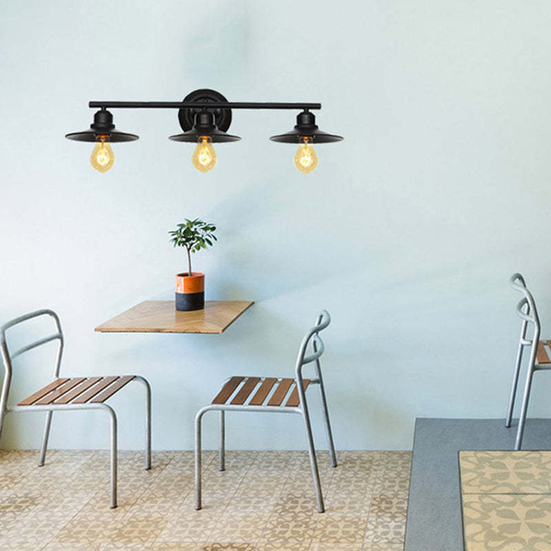 Alessio Industrial Wall Lamp - 3 Light Vanity Fixture