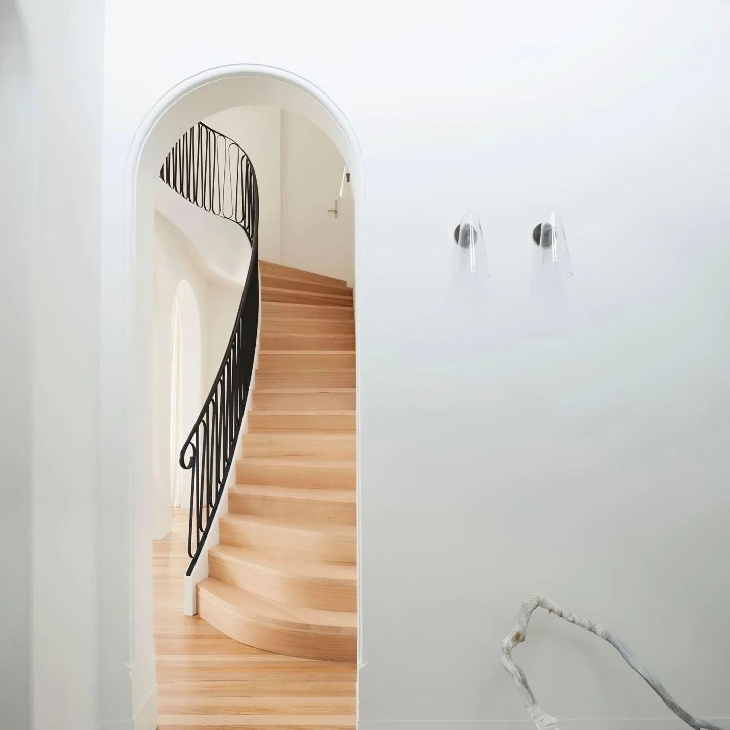 Edge Modern Unusual Glass Wall Light Shades Bathroom Bedroom Hallway