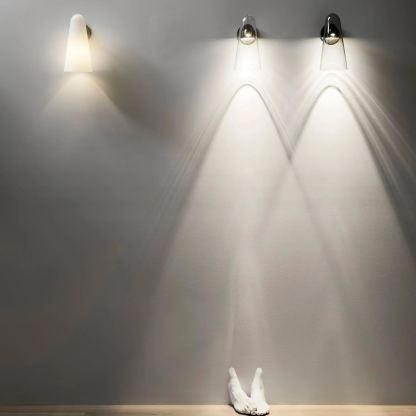 Edge Modern Unusual Glass Wall Light Shades Bathroom Bedroom Hallway