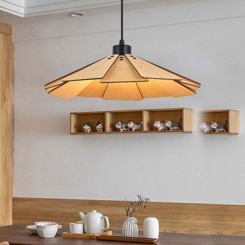 Samuels Retro Pendant Light in modern dining room setting