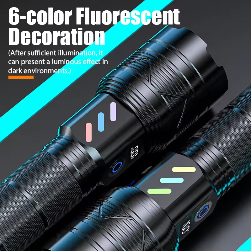 SKYRAY SK06 1000LM Flashlights Zoom Torch Light Rechargeable Lamp High Power Led Flashlight Outdoor Christmas Lights for Camping