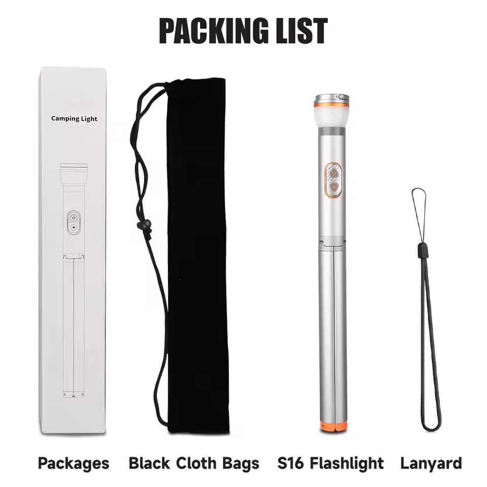 SKYRAY SL16 Camping lights rechargeable lamp Work Light LED Emergency Lamp 860LM Outdoor Portable Lanterns with remote control