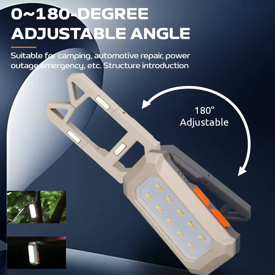 SKYRAY SL03 Led Work Light Magnetic Rechargeable Lamp Waterproof Portable camping lights 18650 Battery flashlight Searchlight