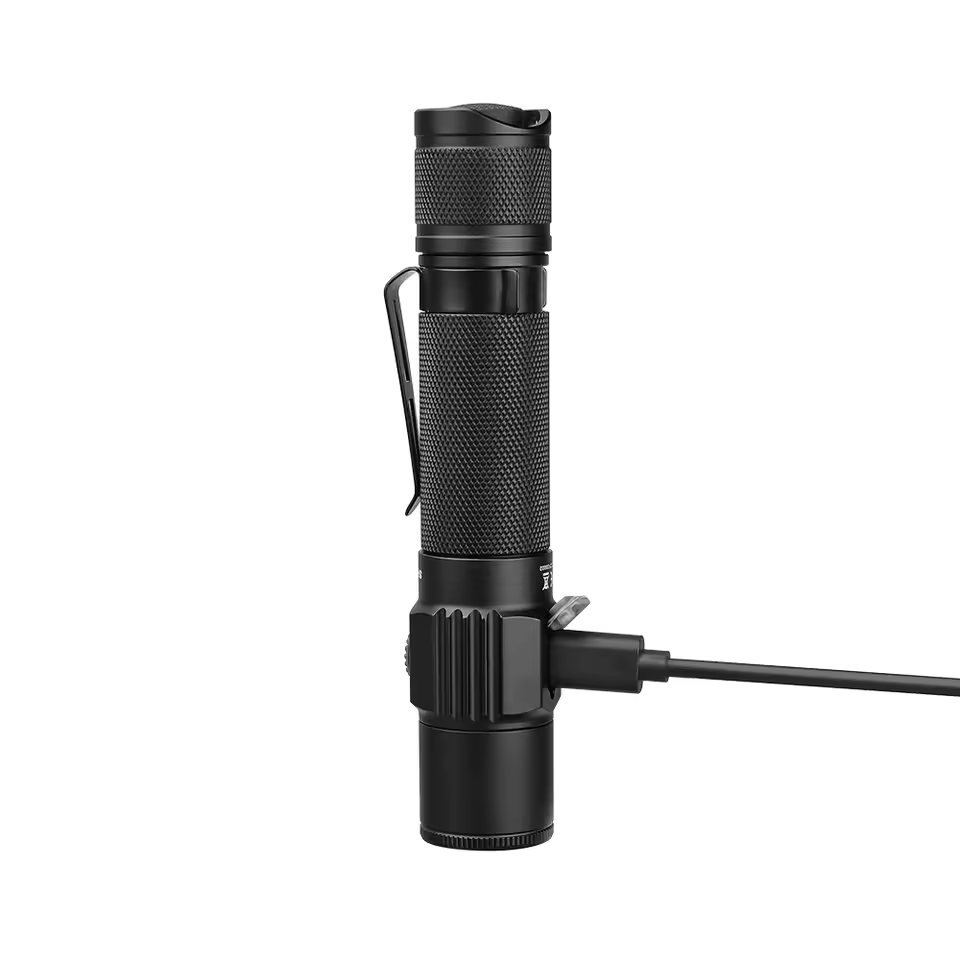 SKYRAY S11 High Power Rechargeable LED Flashlight 1850 lumen Army Tactical Flashlight Protable Self Defense Torch Military Lamp