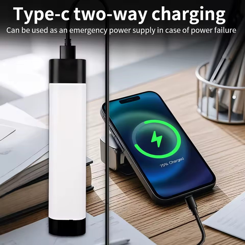 SKYRAY SL09 Magnetic Work Light USB-C Rechargeable Flashlight for Camping Car Repair Outdoor with Adjustable Brightness RGB Mode