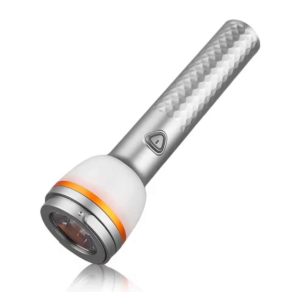 SKYRAY SL12 Rechargeable Magnetic Flashlight with Handle - High-Power Outdoor Camping Light for Hiking, and Emergency Supplies