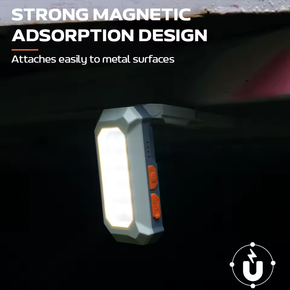 SKYRAY SL03 Led Work Light Magnetic Rechargeable Lamp Waterproof Portable camping lights 18650 Battery flashlight Searchlight