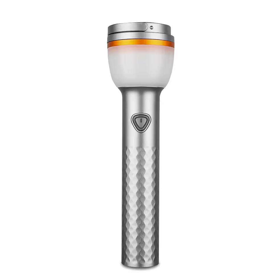 SKYRAY SL12 Rechargeable Magnetic Flashlight with Handle - High-Power Outdoor Camping Light for Hiking, and Emergency Supplies