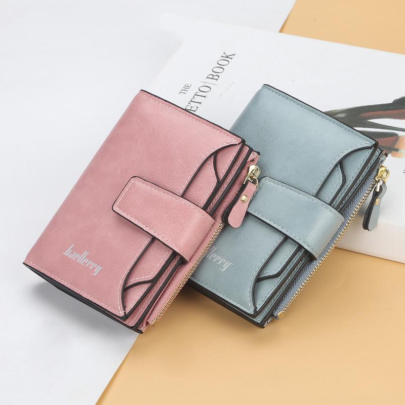 Short buckle multi-card pocket wallet mySite