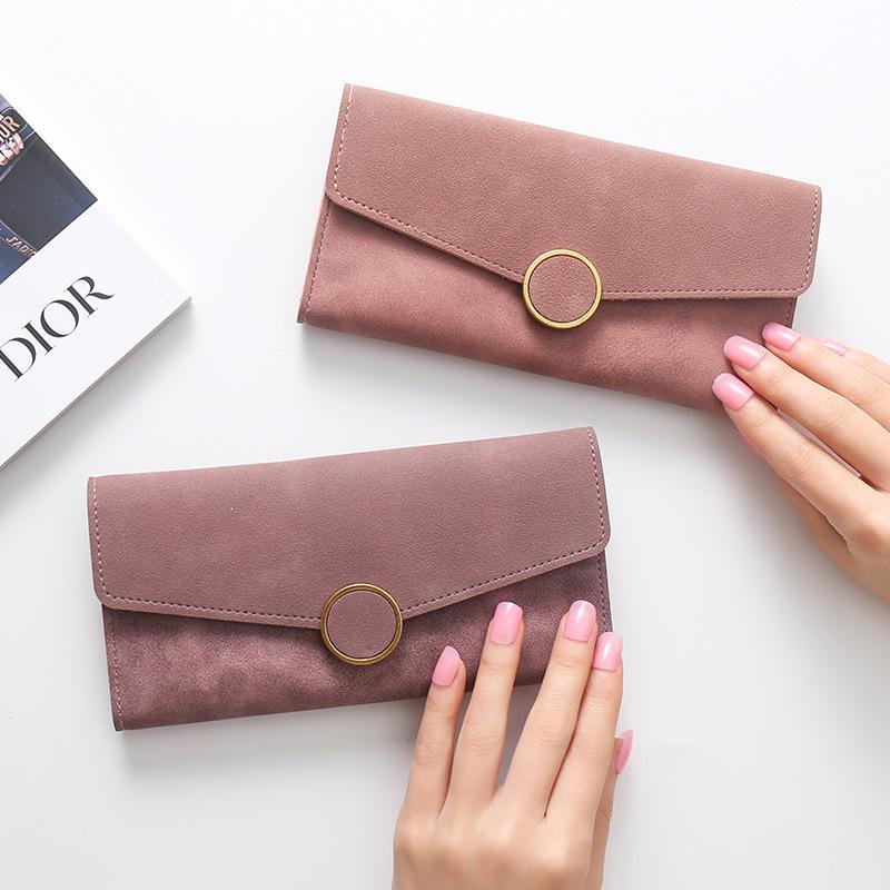 All-match stitching long card holder Multi-card position  bag mySite