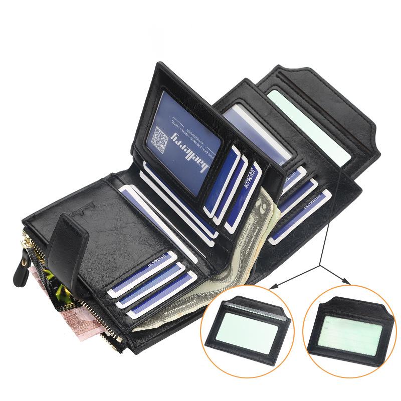 Short buckle multi-card pocket wallet mySite