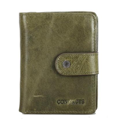 Anti-Theft RFID Protected Multi-Slot Classic Leather Wallet mySite