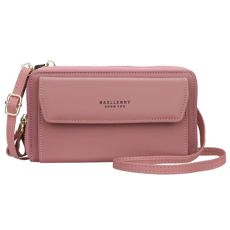 Women 12 Card Slots Large Capacity Phone Bag Crossbody Bag mySite