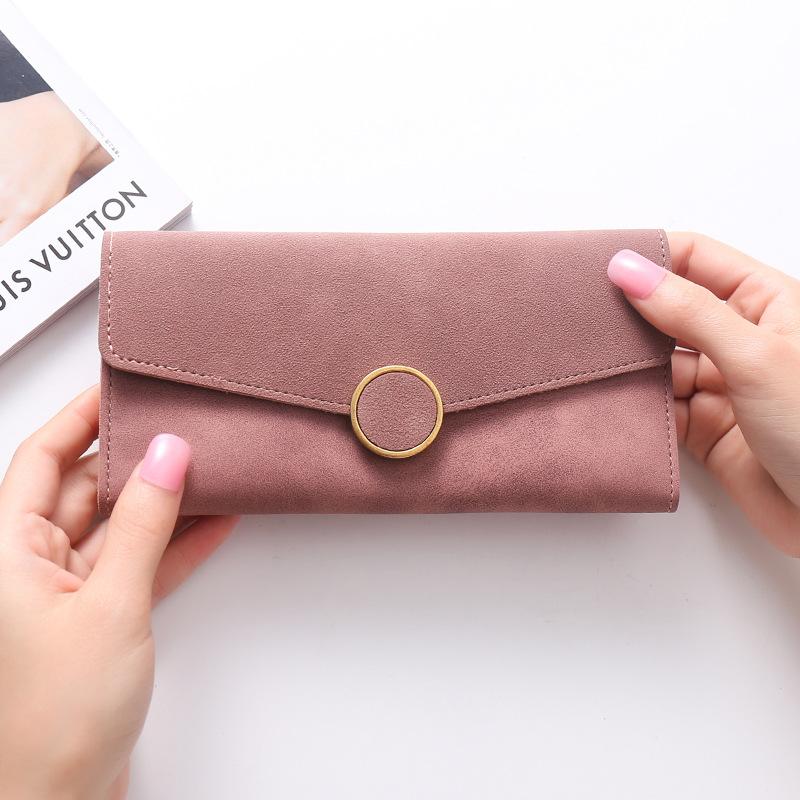All-match stitching long card holder Multi-card position  bag mySite