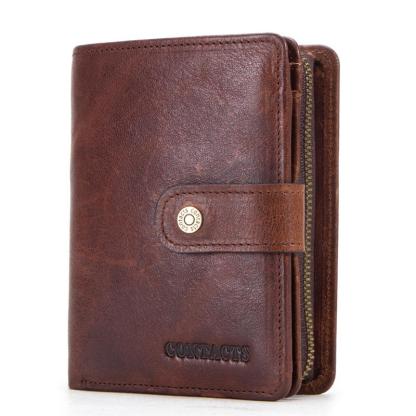 Anti-Theft RFID Protected Multi-Slot Classic Leather Wallet mySite