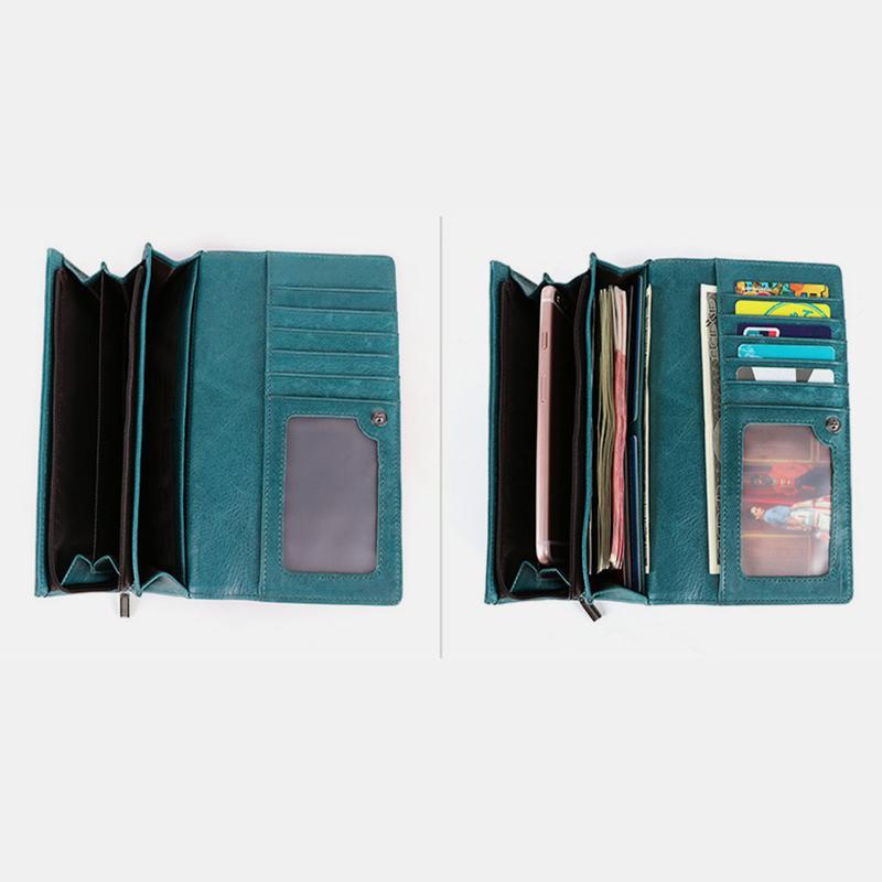 Genuine Leather RFID Vintage Wallet mySite