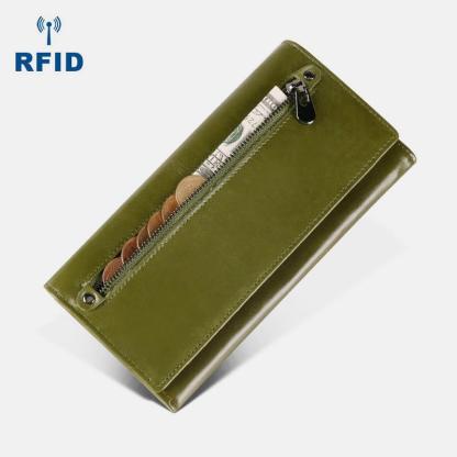 Genuine Leather RFID Vintage Wallet mySite