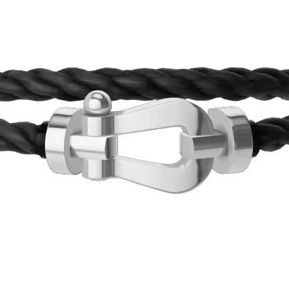 FORCE 10 BRACELET 18K WHITE GOLD LARGE MODEL