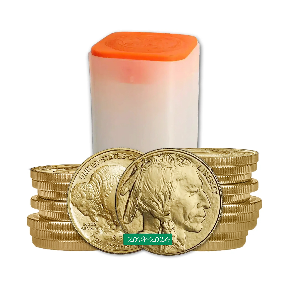 2019~2024 American Gold Silver Buffalo 1 oz $50 - BU Coin