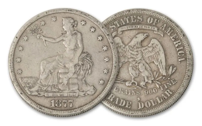 (1873-1885) Silver Trade Dollar 13PC