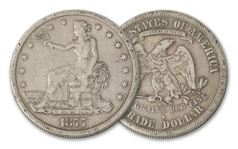 (1873-1885) Silver Trade Dollar 13PC