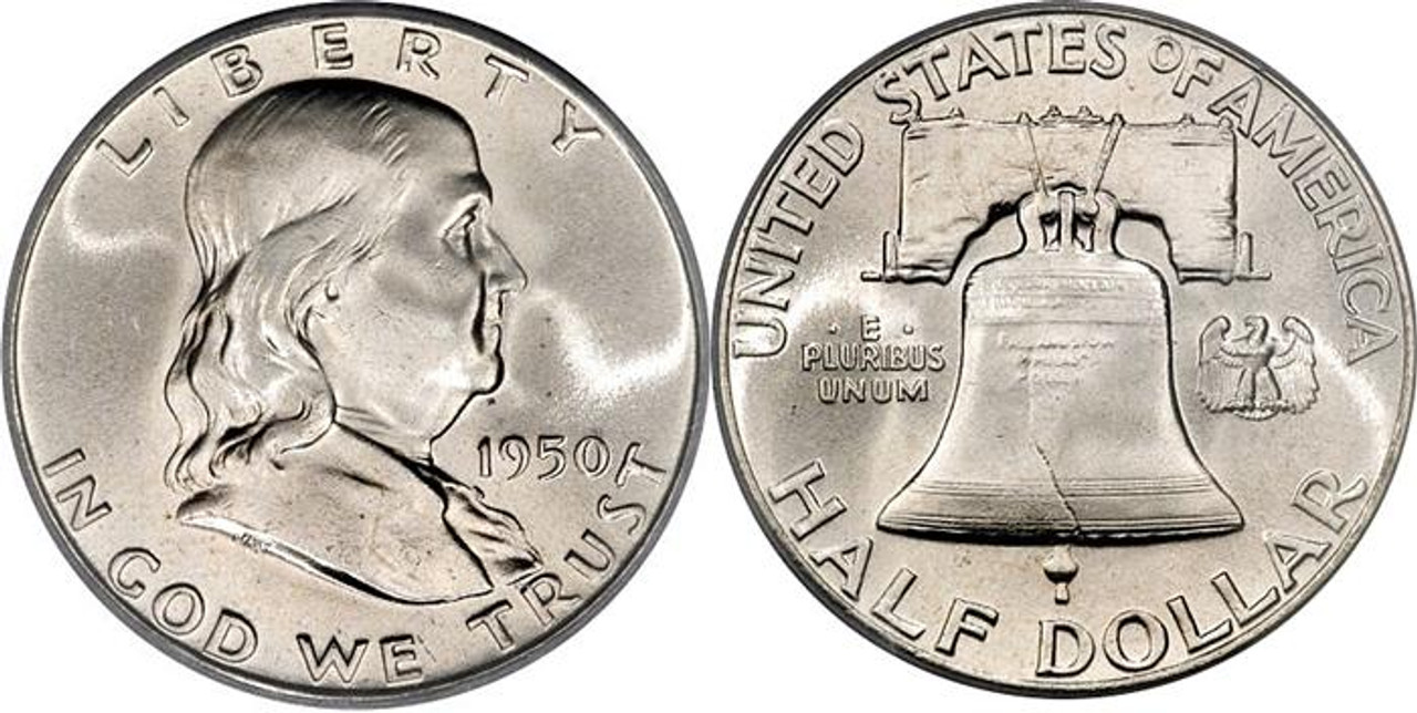 1948-1963 Franklin Half Dollars Brilliant Uncirculated