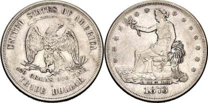 (1873-1885) Silver Trade Dollar 13PC