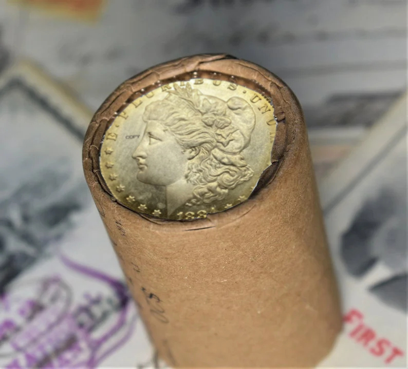 [Complete Set]1878-1902 Morgan Silver Dollar Gold Plated Coin 25 PC